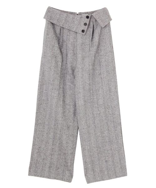 MURUA（ムルーア）の「タックワイドパンツ（その他パンツ・レディース・グレー/ブラック/ブラウン・1/2）」の11枚目の写真