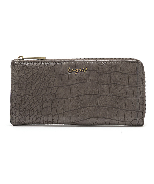 Ungrid（アングリッド）の「【Ungrid/アングリッド】　クロコ風型押しバッグ・ポーチ・サイフ　スペシャル3点SET（トートバッグ・レディース・ブラック/ベージュ/グレー・FREE）」の11枚目の写真