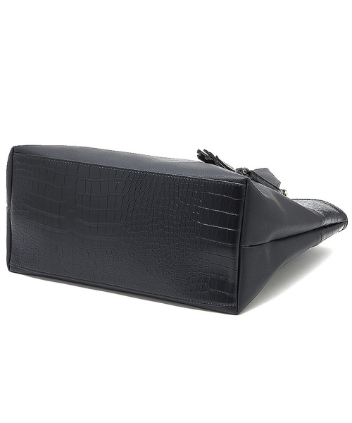 Ungrid（アングリッド）の「【Ungrid/アングリッド】　クロコ風型押しバッグ・ポーチ・サイフ　スペシャル3点SET（トートバッグ・レディース・ブラック/ベージュ/グレー・FREE）」の21枚目の写真