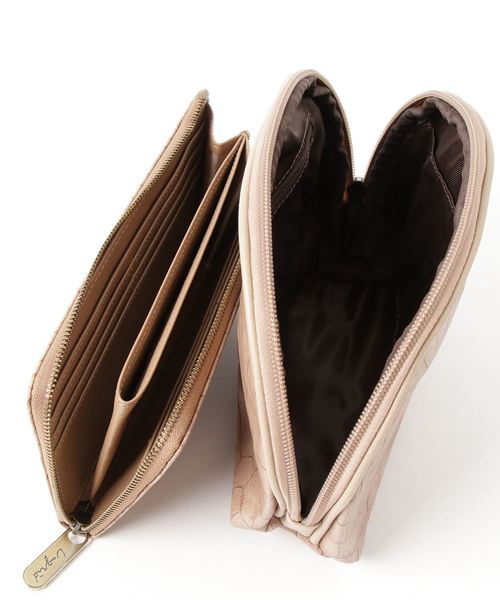 Ungrid（アングリッド）の「【Ungrid/アングリッド】　クロコ風型押しバッグ・ポーチ・サイフ　スペシャル3点SET（トートバッグ・レディース・ブラック/ベージュ/グレー・FREE）」の10枚目の写真