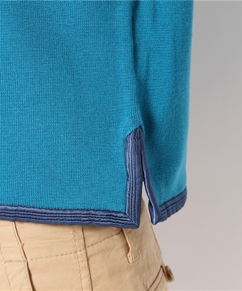 BEAMS BOY（ビームスボーイ）の「□BEAMS BOY / 12ゲージ チャイナ 7分袖カーディガン（カーディガン/ボレロ・レディース・ブラック/オレンジ系その他/ロイヤルブルー・ONE SIZE）」の10枚目の写真