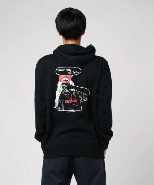 DOUBLE STEAL（ダブルスティール）の「BOXLOGO Girl 裏毛パーカー（パーカー・メンズ・ブラック/グレー系その他/グレー系その他2・MEDIUM/LARGE/X-LARGE）」の5枚目の写真