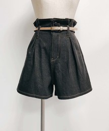 one after another NICE CLAUP | ラメベルト付き ショートパンツ(その他パンツ)