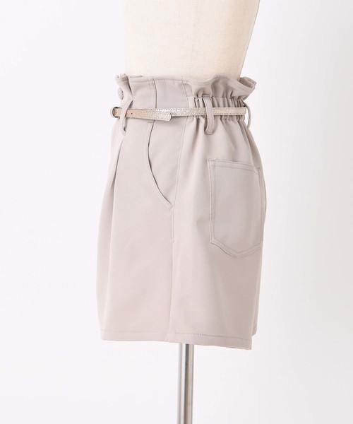 one after another NICE CLAUP(ワンアフターアナザーナイスクラップ)の「ラメベルト付き ショートパンツ(その他パンツ・レディース・モカ/ブラック系その他/グレー系その他/ライトベージュ・FREE)」の17枚目の写真