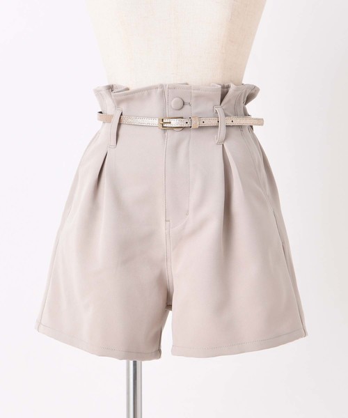 one after another NICE CLAUP(ワンアフターアナザーナイスクラップ)の「ラメベルト付き ショートパンツ(その他パンツ・レディース・モカ/ブラック系その他/グレー系その他/ライトベージュ・FREE)」の20枚目の写真