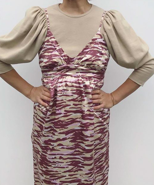 HOLIDAY（ホリデイ）の「TIGER CAMO SLIP DRESS タイガーカモスリップ 