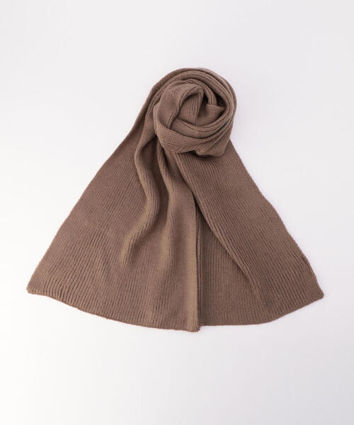 BEAUTY&YOUTH UNITED ARROWS（ビューティーアンドユースユナイテッドアローズ）の「BY アクリルリブニットストール ◆（ストール/ショール・レディース・モカ/オフホワイト/グレー/ブラック/ネイビー・FREE）」の6枚目の写真