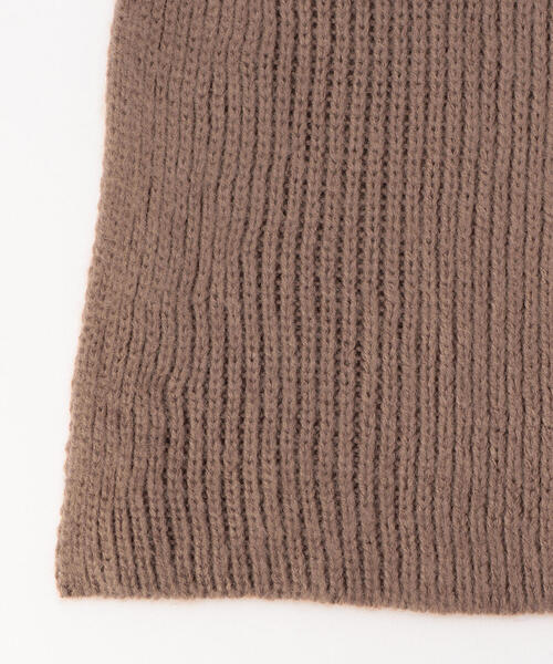 BEAUTY&YOUTH UNITED ARROWS（ビューティーアンドユースユナイテッドアローズ）の「BY アクリルリブニットストール ◆（ストール/ショール・レディース・モカ/オフホワイト/グレー/ブラック/ネイビー・FREE）」の7枚目の写真