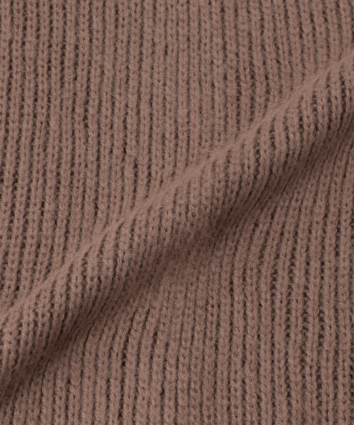 BEAUTY&YOUTH UNITED ARROWS（ビューティーアンドユースユナイテッドアローズ）の「BY アクリルリブニットストール ◆（ストール/ショール・レディース・モカ/オフホワイト/グレー/ブラック/ネイビー・FREE）」の9枚目の写真