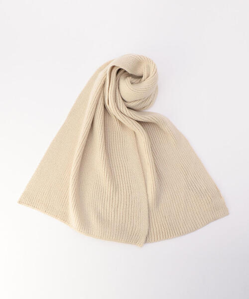 BEAUTY&YOUTH UNITED ARROWS（ビューティーアンドユースユナイテッドアローズ）の「BY アクリルリブニットストール ◆（ストール/ショール・レディース・モカ/オフホワイト/グレー/ブラック/ネイビー・FREE）」の11枚目の写真