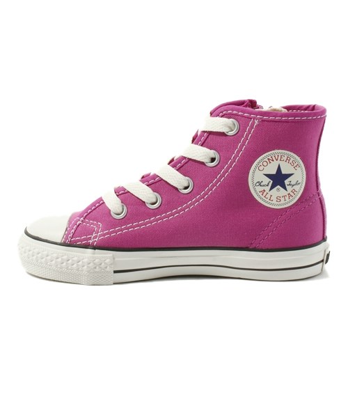 BEAUTY&YOUTH UNITED ARROWS（ビューティーアンドユースユナイテッドアローズ）の「BK CONVERSE オールスターハイカット COLOUR スニーカー ◆（スニーカー・キッズ・ピンク/オリーブ・15cm/16cm/17cm/18cm/19cm）」の3枚目の写真