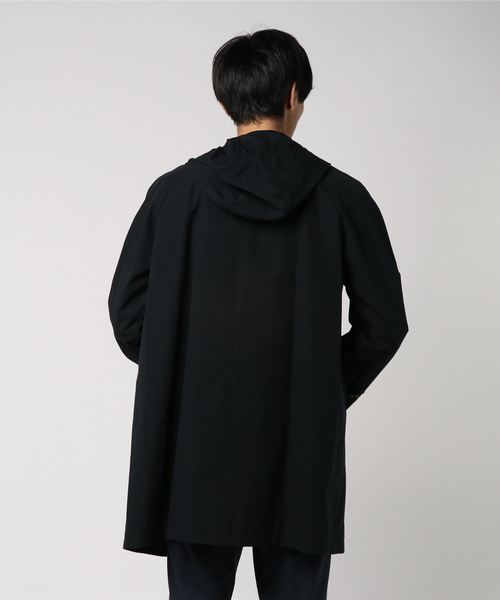 MARGARET HOWELL（マーガレットハウエル）の「DRY COTTON LIGHT CANVAS（ステンカラーコート・メンズ・ネイビー/グリーン・SMALL/MEDIUM/LARGE/X-LARGE）」の4枚目の写真