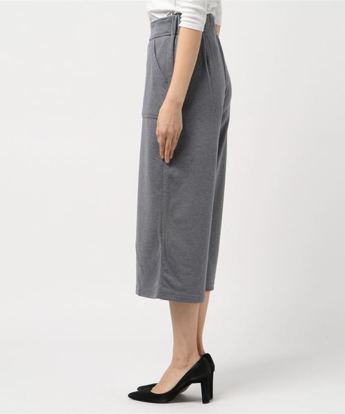 Petit Honfleur（プチオンフルール）の「裏起毛ワイドパンツ（その他パンツ・レディース・ブラック/チャコールグレー/ネイビー・M size/L size/LL）」の5枚目の写真