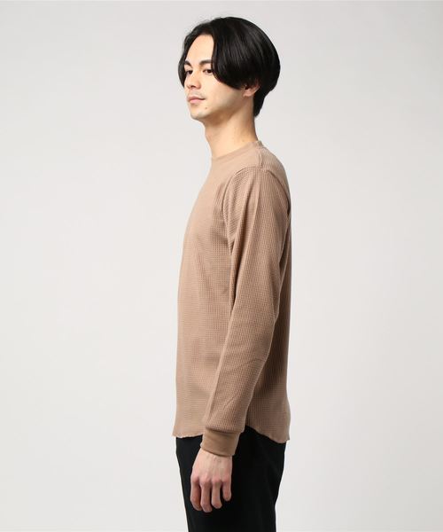 【BLUE STANDARD】ビッグワッフルロンT 【BLUE STANDARD】ビッグワッフルロンT