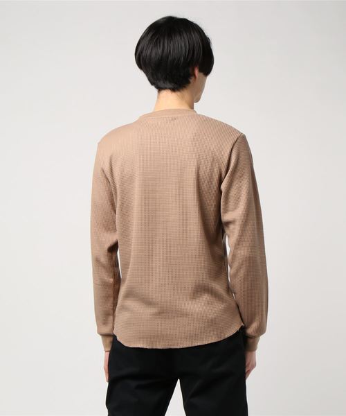 【BLUE STANDARD】ビッグワッフルロンT 【BLUE STANDARD】ビッグワッフルロンT
