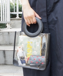 Casselini | クリアオーストリッチハンドルバッグ(ハンドバッグ)