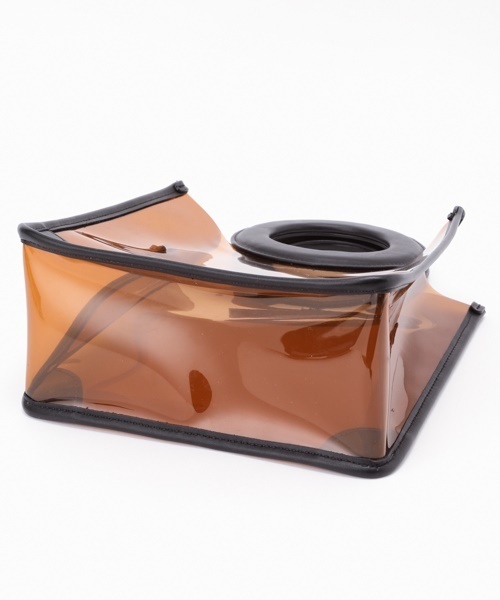 Casselini（キャセリーニ）の「クリアオーストリッチハンドルバッグ（ハンドバッグ・レディース・ブラック/パープル/ブラウン/ピンク/オレンジ・FREE）」の9枚目の写真