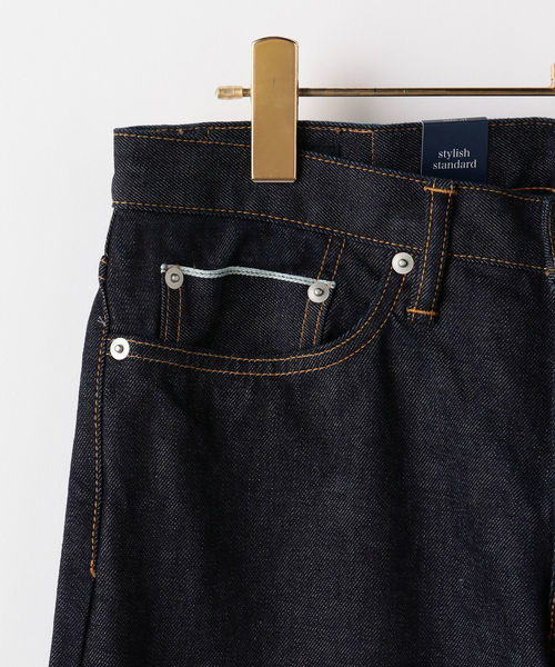 SHIPS(シップス)の「SC: オイカワデニム縫製 セルビッジ 5ポケット デニムパンツ(デニムパンツ・メンズ・ネイビー・34/32/30/31/33/29)」の4枚目の写真