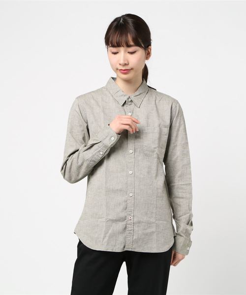 ARCHIVER(アーカイバ)の「【Ir】綿麻ストレッチシャツ(シャツ/ブラウス・メンズ・ホワイト/ネイビー/カーキ/サックスブルー/ピンク/モカ・MEDIUM/LARGE/X-LARGE)」の11枚目の写真