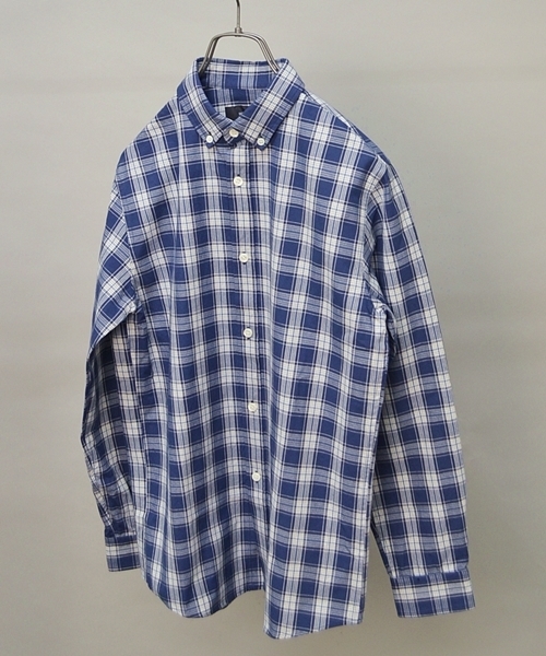 SHIPS JET BLUE(シップスジェットブルー)の「JB: 【ROBERT KAUFMAN】 プレイド/ボタンダウンシャツ■(シャツ/ブラウス・メンズ・ホワイト系その他/ブラック系その他/ブルー系その他/レッド系その他・SMALL/LARGE/MEDIUM)」の3枚目の写真