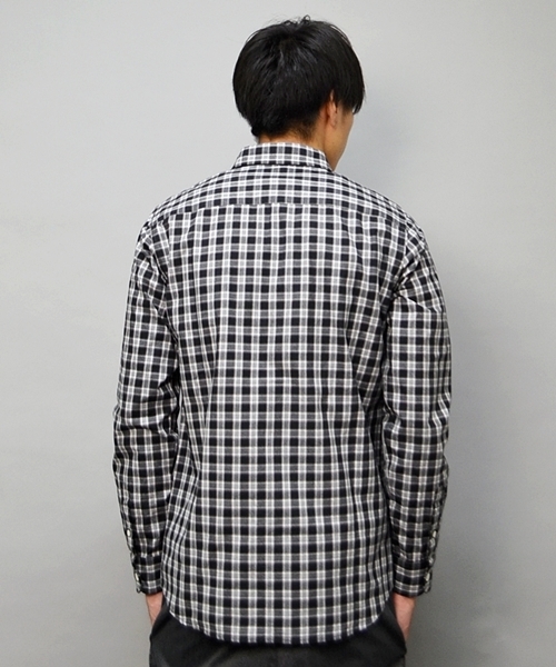 SHIPS JET BLUE(シップスジェットブルー)の「JB: 【ROBERT KAUFMAN】 プレイド/ボタンダウンシャツ■(シャツ/ブラウス・メンズ・ホワイト系その他/ブラック系その他/ブルー系その他/レッド系その他・SMALL/LARGE/MEDIUM)」の6枚目の写真