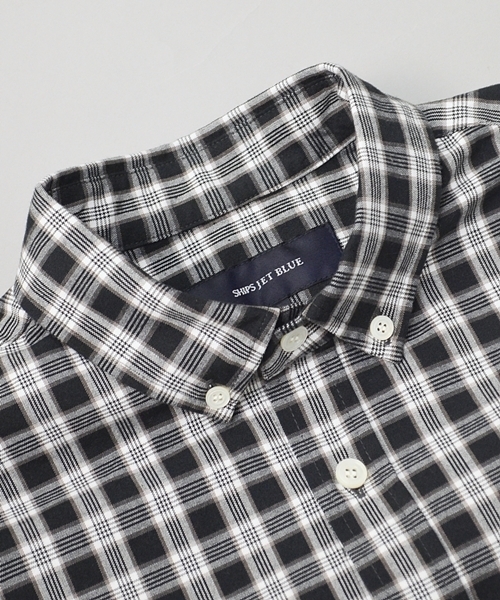 SHIPS JET BLUE(シップスジェットブルー)の「JB: 【ROBERT KAUFMAN】 プレイド/ボタンダウンシャツ■(シャツ/ブラウス・メンズ・ホワイト系その他/ブラック系その他/ブルー系その他/レッド系その他・SMALL/LARGE/MEDIUM)」の8枚目の写真