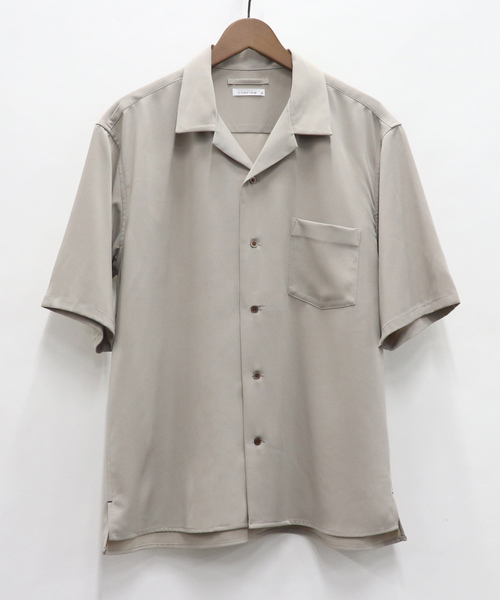 Confirm（コンファーム）の「Confirm / コンファーム レーヨンタッチオープンカラーシャツ（シャツ/ブラウス・メンズ・ネイビー/ベージュ/ピンク/キャメル・M/L）」の2枚目の写真