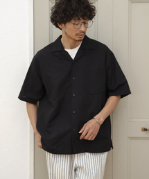 GLOBAL WORK | ハイブリッドリネンオープンカラー/832659(シャツ/ブラウス)