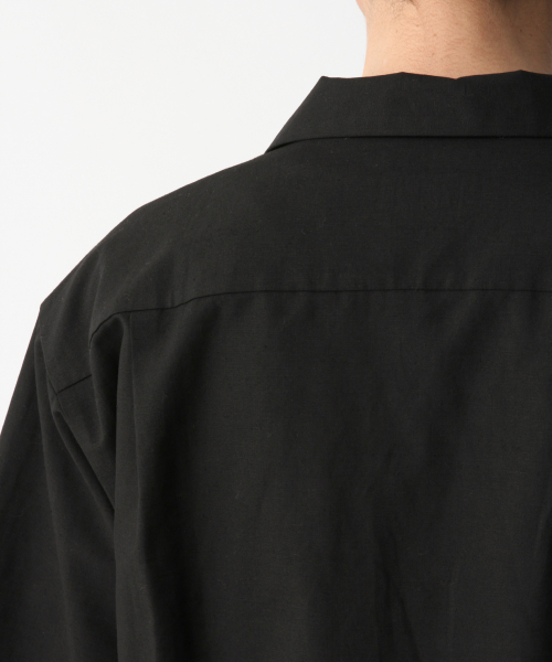 GLOBAL WORK（グローバルワーク）の「ハイブリッドリネンオープンカラー/832659（シャツ/ブラウス・メンズ・ブルー系その他7/ライトグリーン/ベージュ/ゴールド系その他/ブラック・SMALL/LARGE/X-LARGE/MEDIUM）」の14枚目の写真
