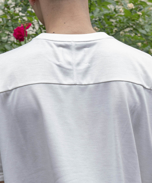 MAISON SPECIAL（メゾンスペシャル）の「“365” テックファブリックショートスリーブカットソー 【MAISON SPECIAL/メゾンスペシャル】（Tシャツ/カットソー・メンズ・ブラック/オフホワイト/オレンジ/ラベンダー・44/46/48）」の17枚目の写真