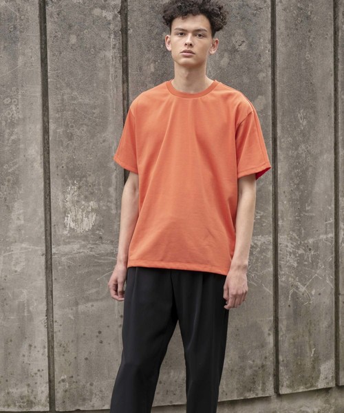 MAISON SPECIAL（メゾンスペシャル）の「“365” テックファブリックショートスリーブカットソー 【MAISON SPECIAL/メゾンスペシャル】（Tシャツ/カットソー・メンズ・ブラック/オフホワイト/オレンジ/ラベンダー・44/46/48）」の20枚目の写真