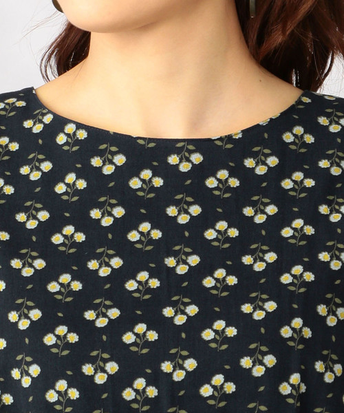 DECOY SINCE 1981（デコイシンスイチキュウハチイチ）の「小花プリントワンピース（ワンピース・レディース・グリーン/イエロー/ネイビー・11号/9号/13号）」の7枚目の写真
