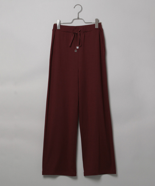 PAGEBOY（ページボーイ）の「ワイドリブカットパンツ（その他パンツ・レディース・ブラック/ブラウン/モカ・FREE）」の13枚目の写真
