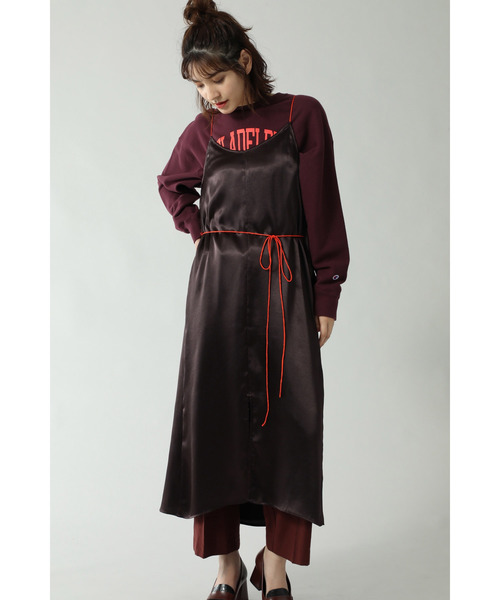 セール ワンピース 開店記念大セールの Bud Creolme キャミソールナローワンピース ワンピース Creolme クレオルム のファッション