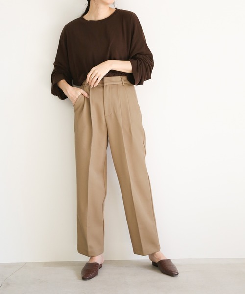ツイルセンタータックプレスパンツ（その他パンツ）｜select MOCA