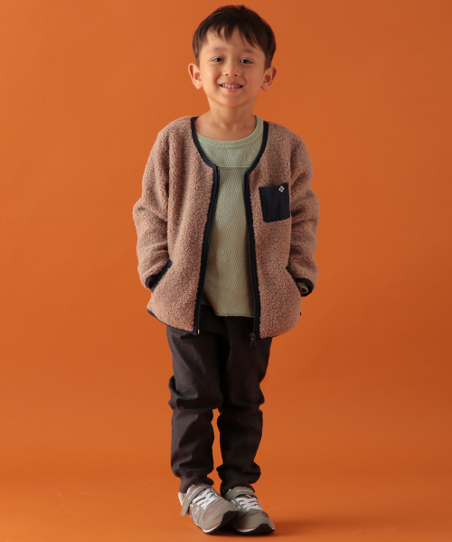 BAYFLOW（ベイフロー）の「[KIDS]ボアブルゾン（ブルゾン・キッズ・オフホワイト/ブラウン系その他・MEDIUM/XX-LARGE/LARGE/X-LARGE）」の8枚目の写真