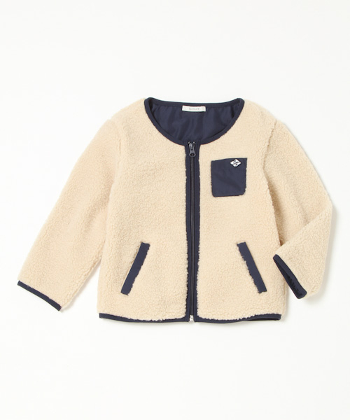 BAYFLOW（ベイフロー）の「[KIDS]ボアブルゾン（ブルゾン・キッズ・オフホワイト/ブラウン系その他・MEDIUM/XX-LARGE/LARGE/X-LARGE）」の12枚目の写真