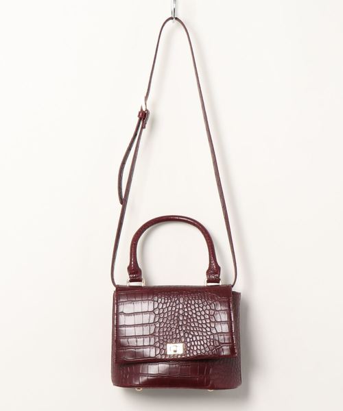 rienda（リエンダ）の「フェイククロコダイルミニバッグ（ショルダー  