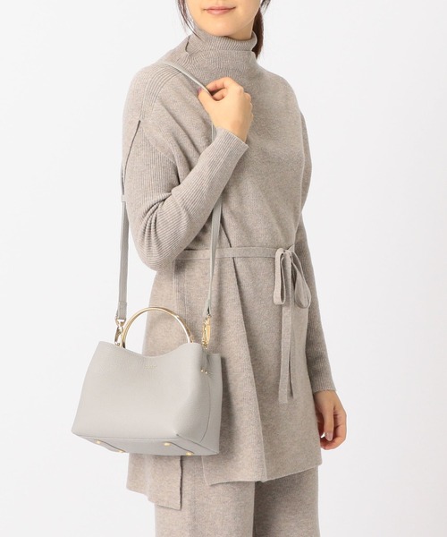 Tiara（ティアラ）の「VIOLAｄ’ORO　ショルダーバッグ（ショルダーバッグ・レディース・グレー/ホワイト/チャコールグレー/サンドベージュ/グリーン・FREE）」の16枚目の写真