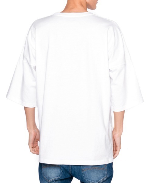 RVCA(ルーカ)の「RVCA メンズ IN BLOOM SS Tシャツ/ルーカ ロゴ 半袖 ドロップショルダー ビックシルエット(Tシャツ/カットソー・メンズ・ホワイト/ブラック/ブルー/グリーン・SMALL/MEDIUM/LARGE)」の6枚目の写真