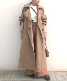 Ameri | OVER MOTORCYCLE COAT(トレンチコート)