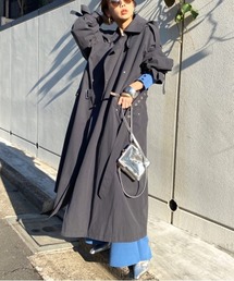Ameri | OVER MOTORCYCLE COAT(トレンチコート)