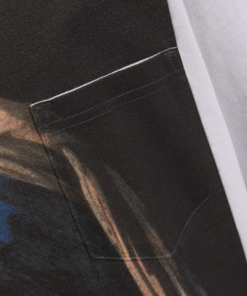 mt6474-Print Big Tee - Vermeer Tシャツ（真珠の耳飾りの少女：フェル