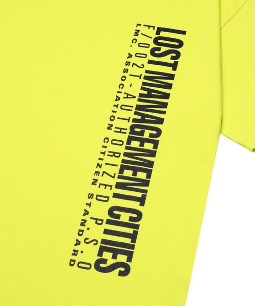 LMCの「【LMC】LMC AUTHORIZED LOGO TEE / AUTHORIZED ロゴ Tシャツ（Tシャツ/カットソー・メンズ・ブラック/ホワイト/ライム・SMALL/MEDIUM/LARGE/X-LARGE）」の5枚目の写真