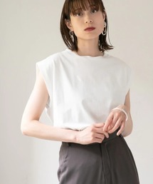 LOWRYS FARM | ＢＡＳＩＣノースリーブ　889553(Tシャツ/カットソー)