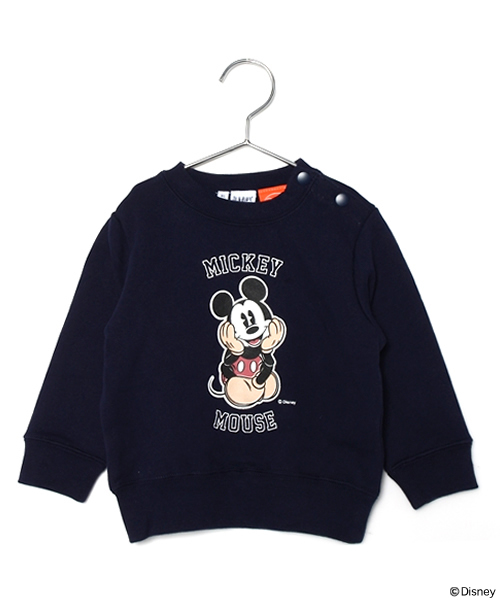 B:MING by BEAMS（ビーミングバイビームス）の「□Disney｜B:MING / ミッキーマウス クルースウェット（スウェット・キッズ・ネイビー/イエロー系その他/レッド・100/90/120/150/140/110/130/80）」の2枚目の写真