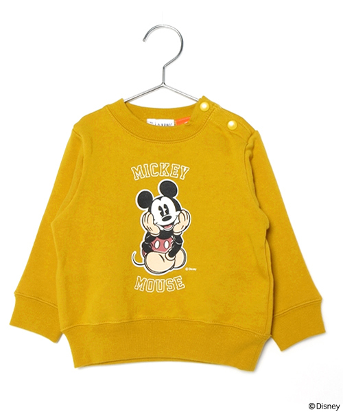 B:MING by BEAMS（ビーミングバイビームス）の「□Disney｜B:MING / ミッキーマウス クルースウェット（スウェット・キッズ・ネイビー/イエロー系その他/レッド・100/90/120/150/140/110/130/80）」の3枚目の写真
