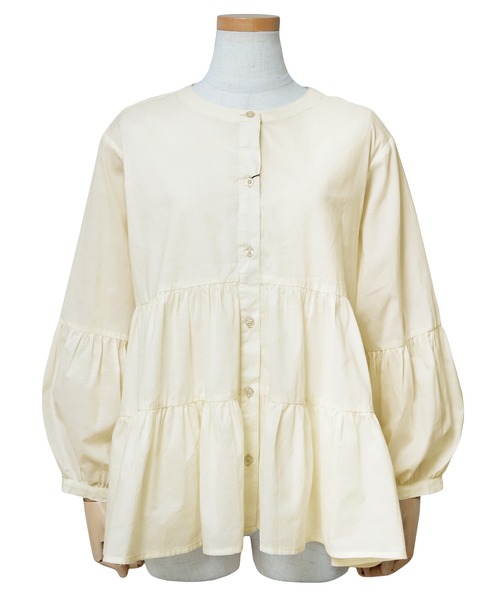 reca（レカ）の「ボリュームティアードブラウス（シャツ/ブラウス・レディース・ブラウン/ブラック/ベージュ/モカ/アイボリー・M）」の17枚目の写真