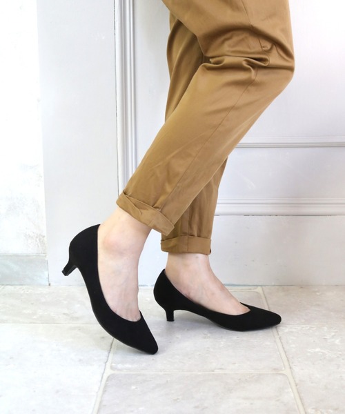 セール Private Label 撥水加工 ポインテッドトゥ スウェードパンプス パンプス Private Label プライベートレーベル のファッション通販 Zozotown