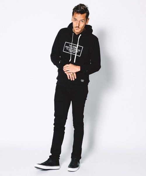 CRIMIE(クライミー)の「SWEAT BOX LOGO HOODIE(パーカー・メンズ・ブラック/ヘザーグレー・XXL/L/M/XL/S)」の6枚目の写真